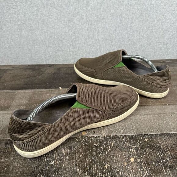 Olukai Nohea Mesh Slip On Shoes Mens 10 Brown  Loafers Sneakers Comfort main image 9